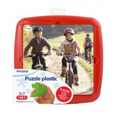 PUZZLE DE PLÁSTICO PASSEIO DE BICICLETA